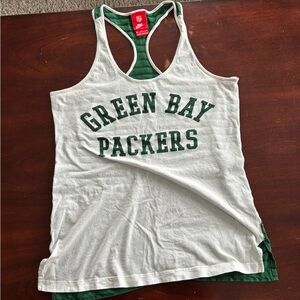 Green Bay Packers Nike Green and White Tank Top